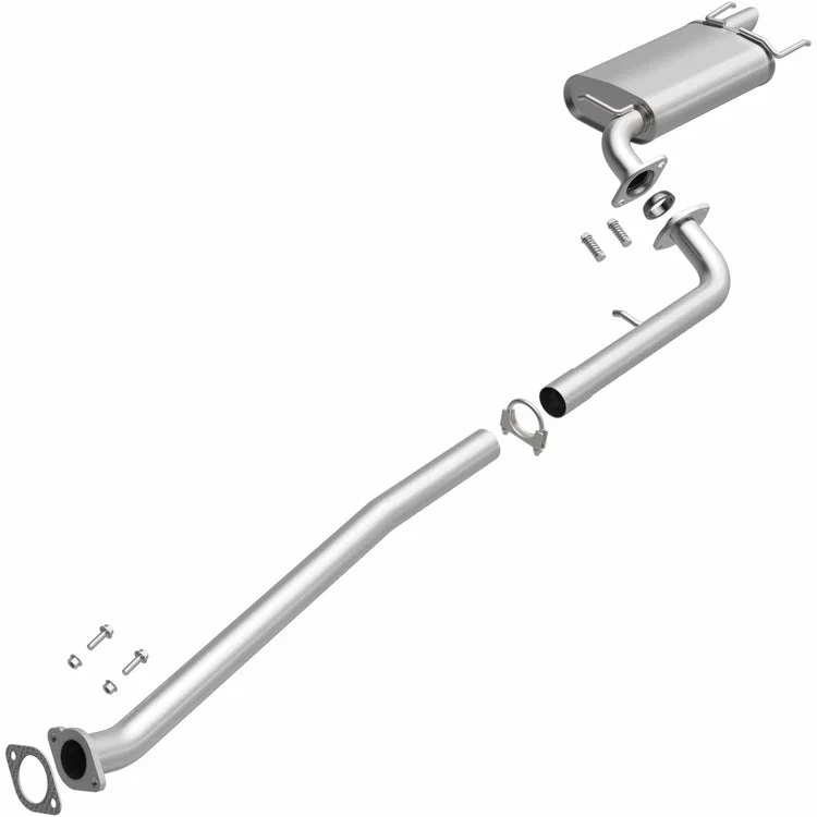 106-0746 – BRE EXHAUST Exhaust System Kit, Aluminized Steel With Muffler 2-1/4 Inch Pipe Diameter Single Exhaust With...